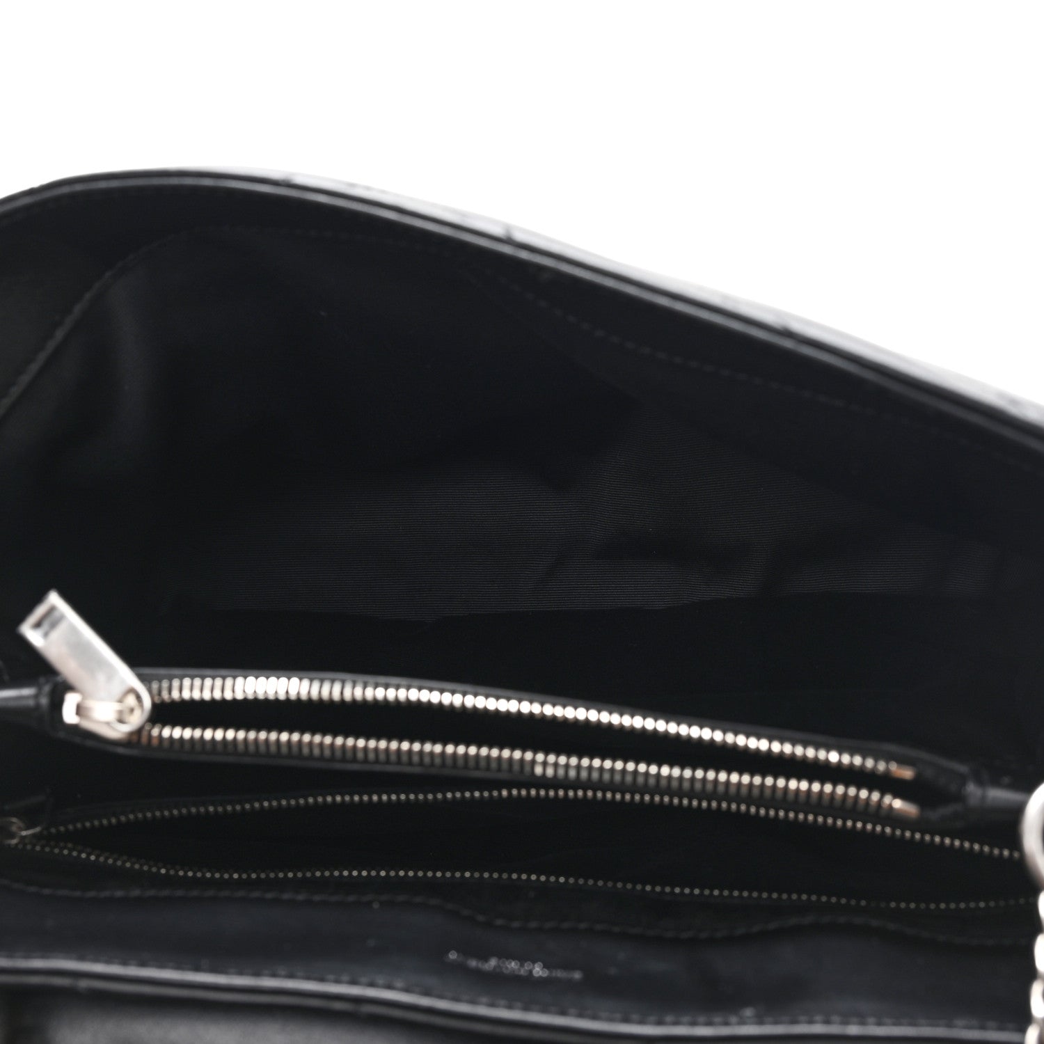 Saint Laurent Calfskin Y Quilted Monogram Medium Loulou Chain Satchel Black 5 of 11