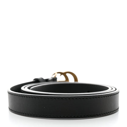 Gucci Calfskin Double G 20mm Belt 90/36 Black 2 of 5