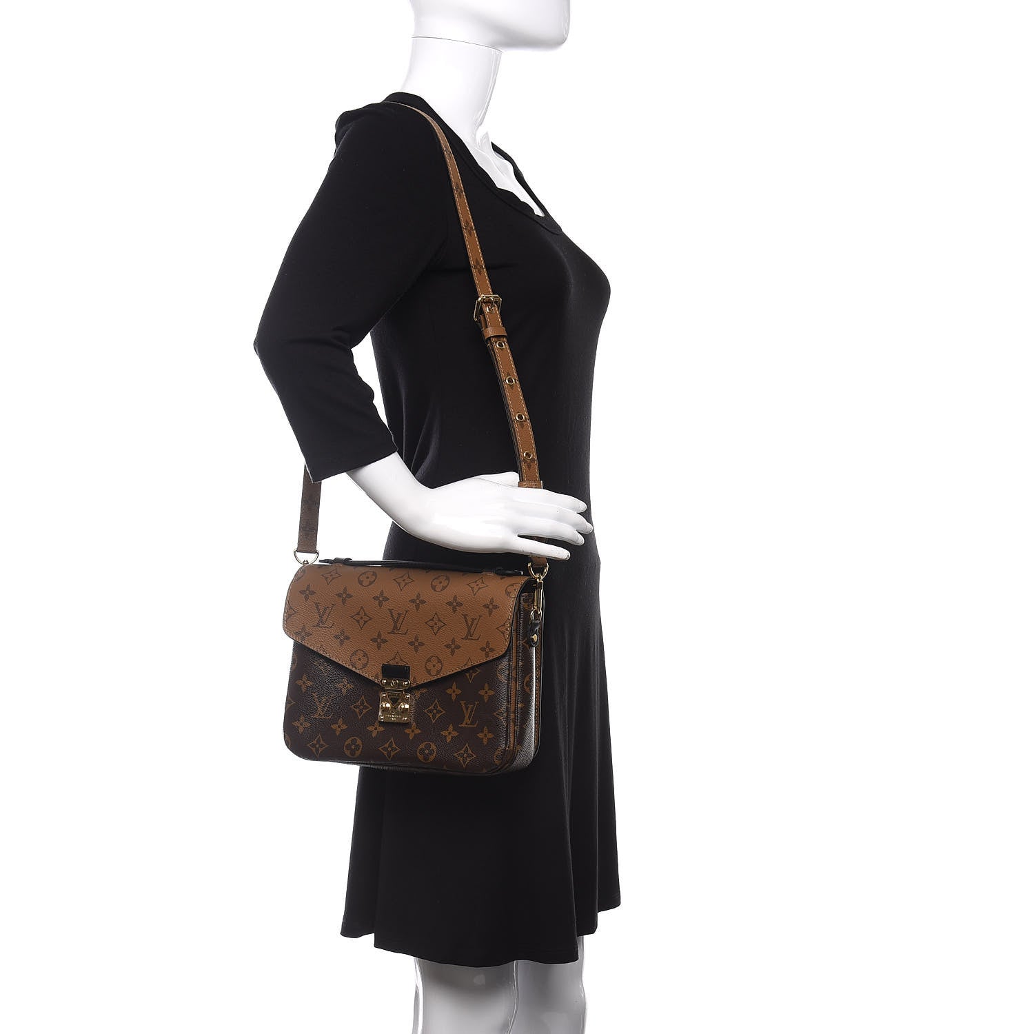 Louis Vuitton Reverse Monogram Pochette Metis 2 of 11