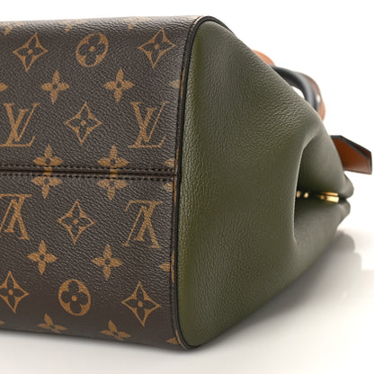 Louis Vuitton Calfskin Monogram Fold Tote PM Cream Khaki Black 8 of 8