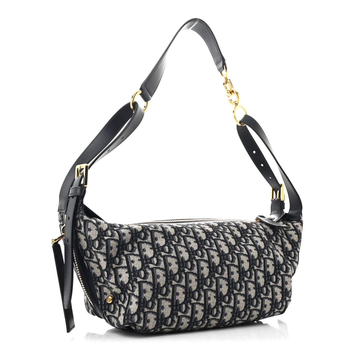 Christian Dior Oblique Small D-Journey Bag Blue 3 of 10