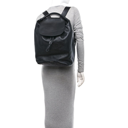 Loewe Shiny Calfskin Flamenco Backpack Black 2 of 9