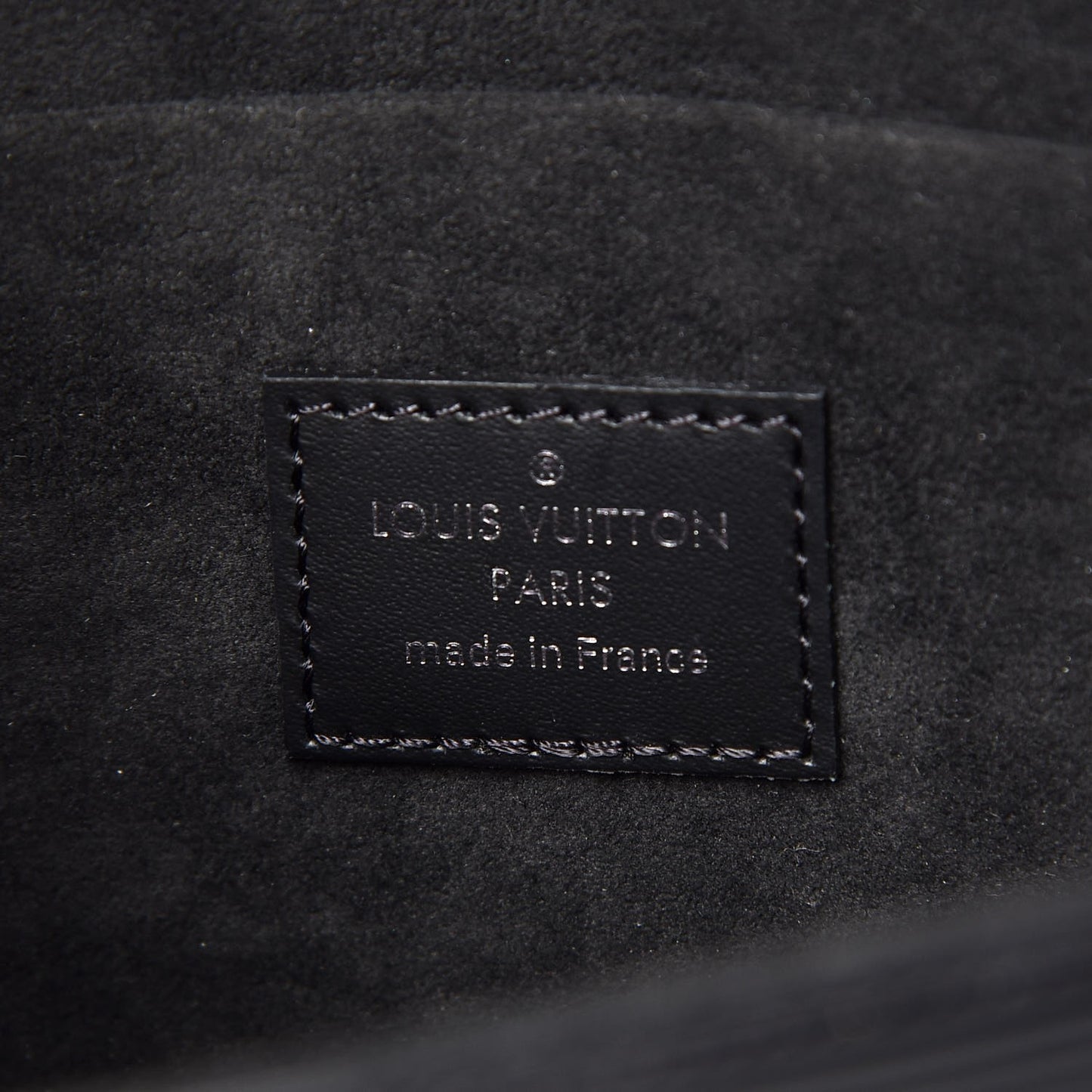 Epi LV Stories Pochette Felicie Black