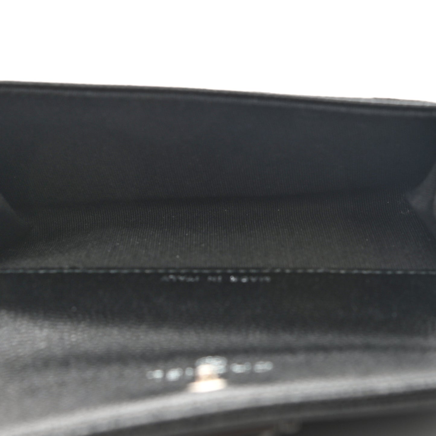 Caviar Quilted Boy Flap Card Holder So Black