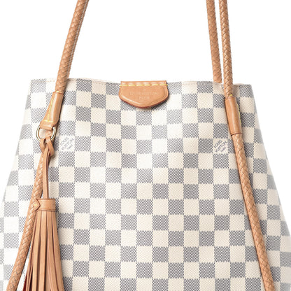 Louis Vuitton Damier Azur Propriano Rose Ballerine 7 of 9