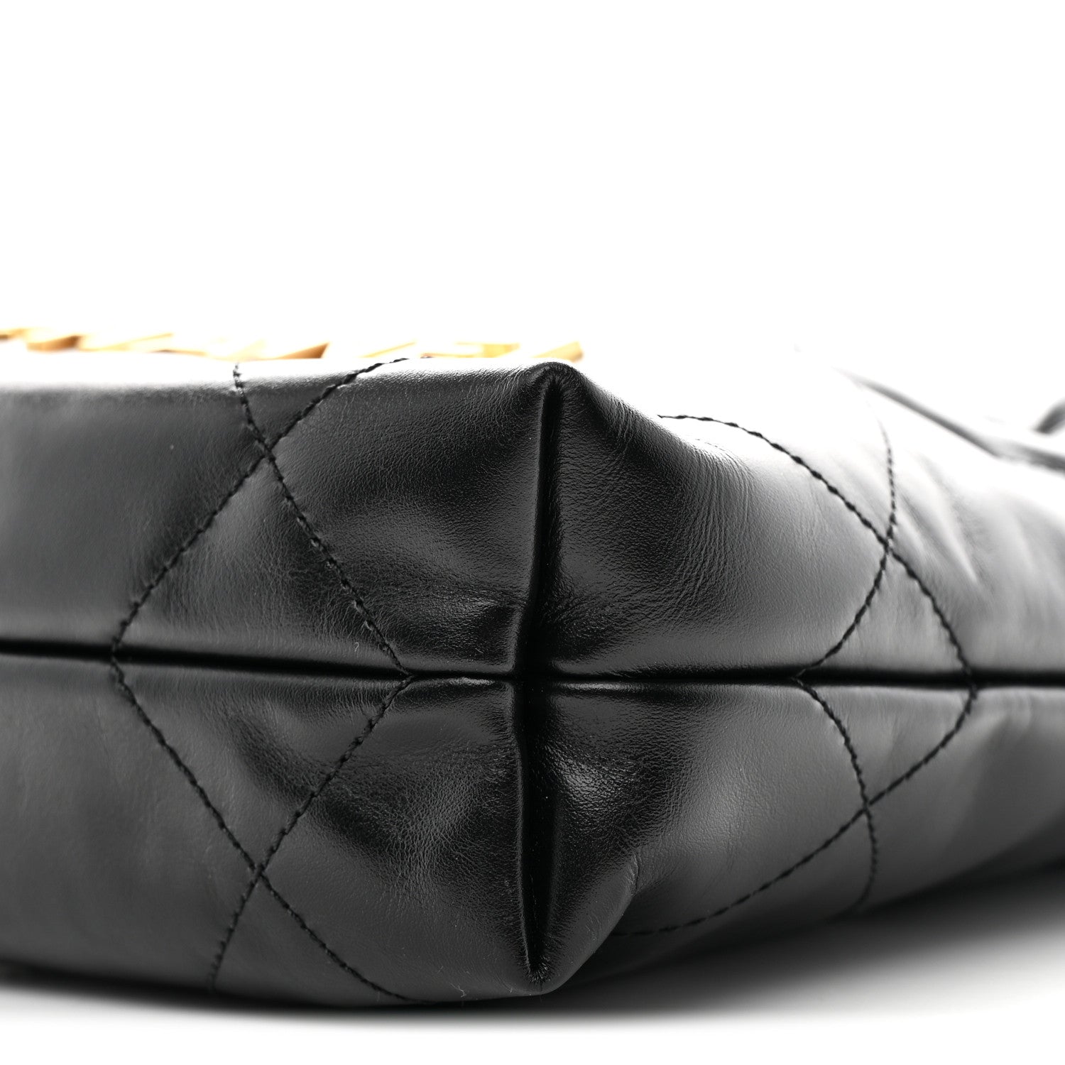 Chanel Shiny Calfskin Quilted Mini Chanel 22 Black 10 of 11