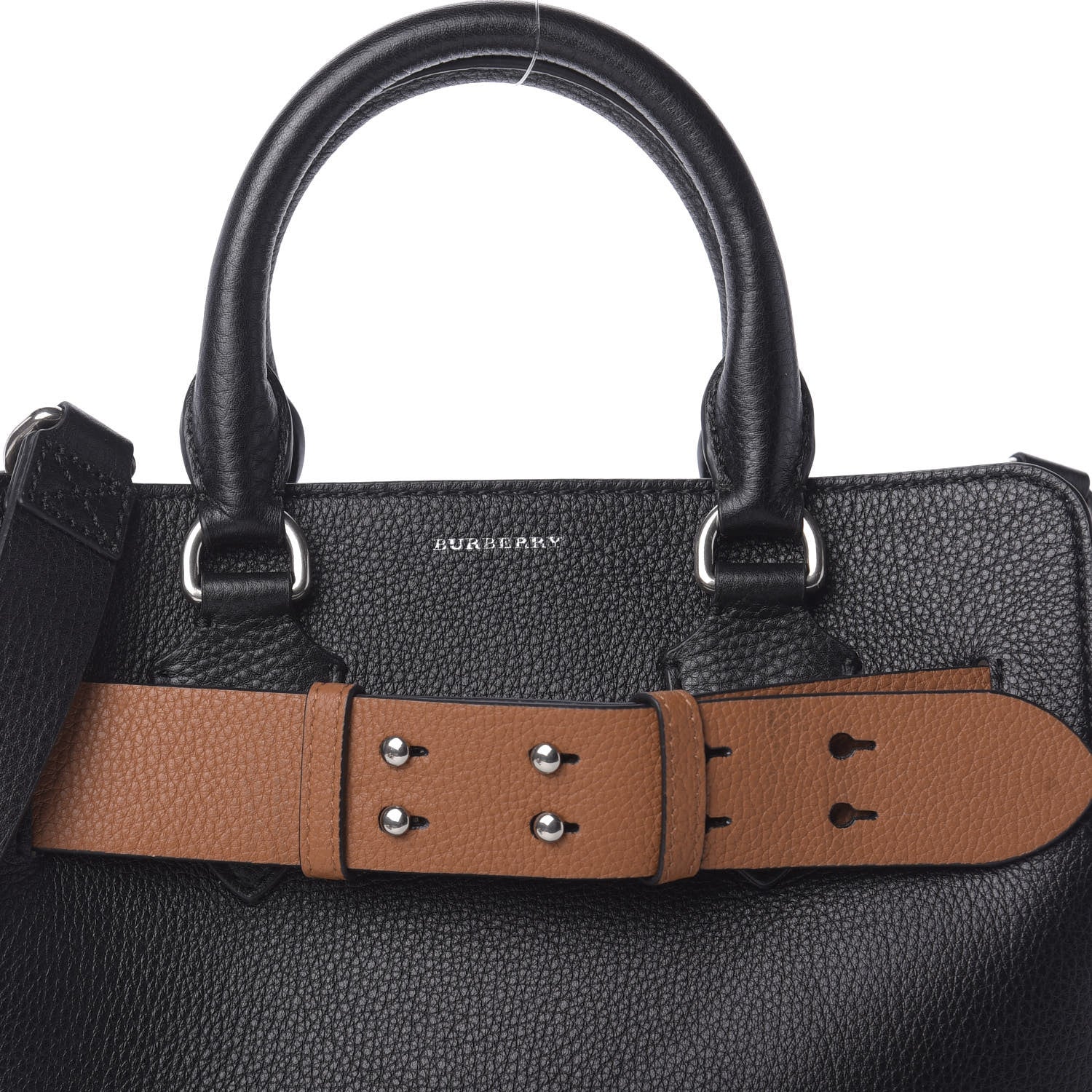 Burberry Soft Grain Calfskin Small Belt Bag Black 11 of 11