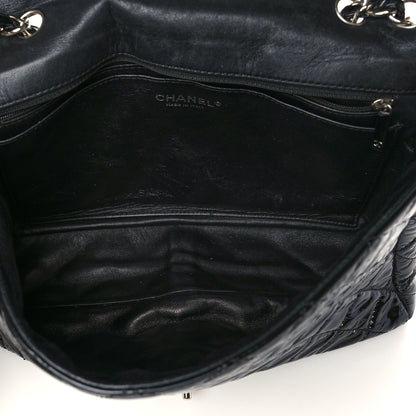 Chanel Patent Quilted Jumbo Single Flap Black 5 of 11