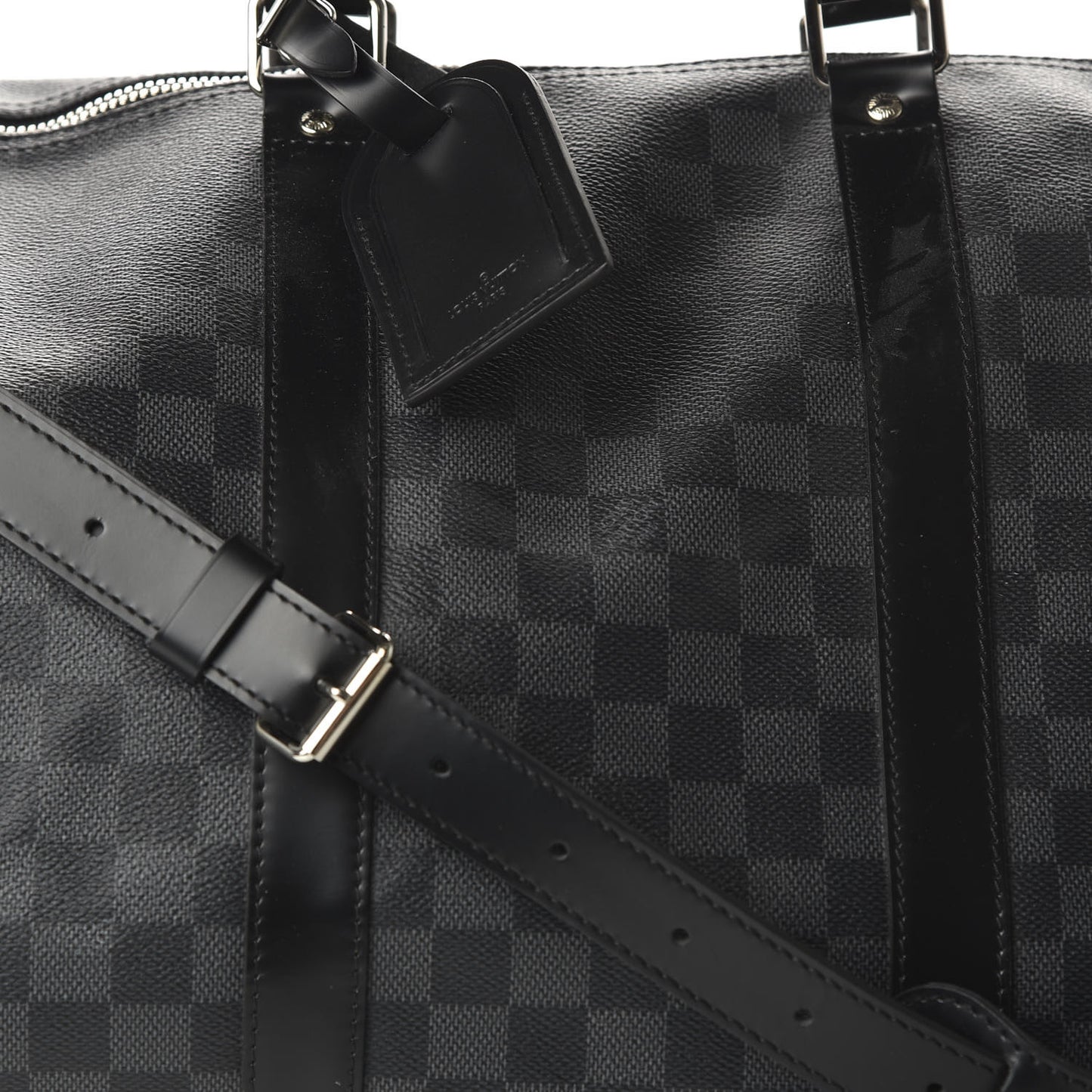 Damier Graphite Keepall Bandouliere 55