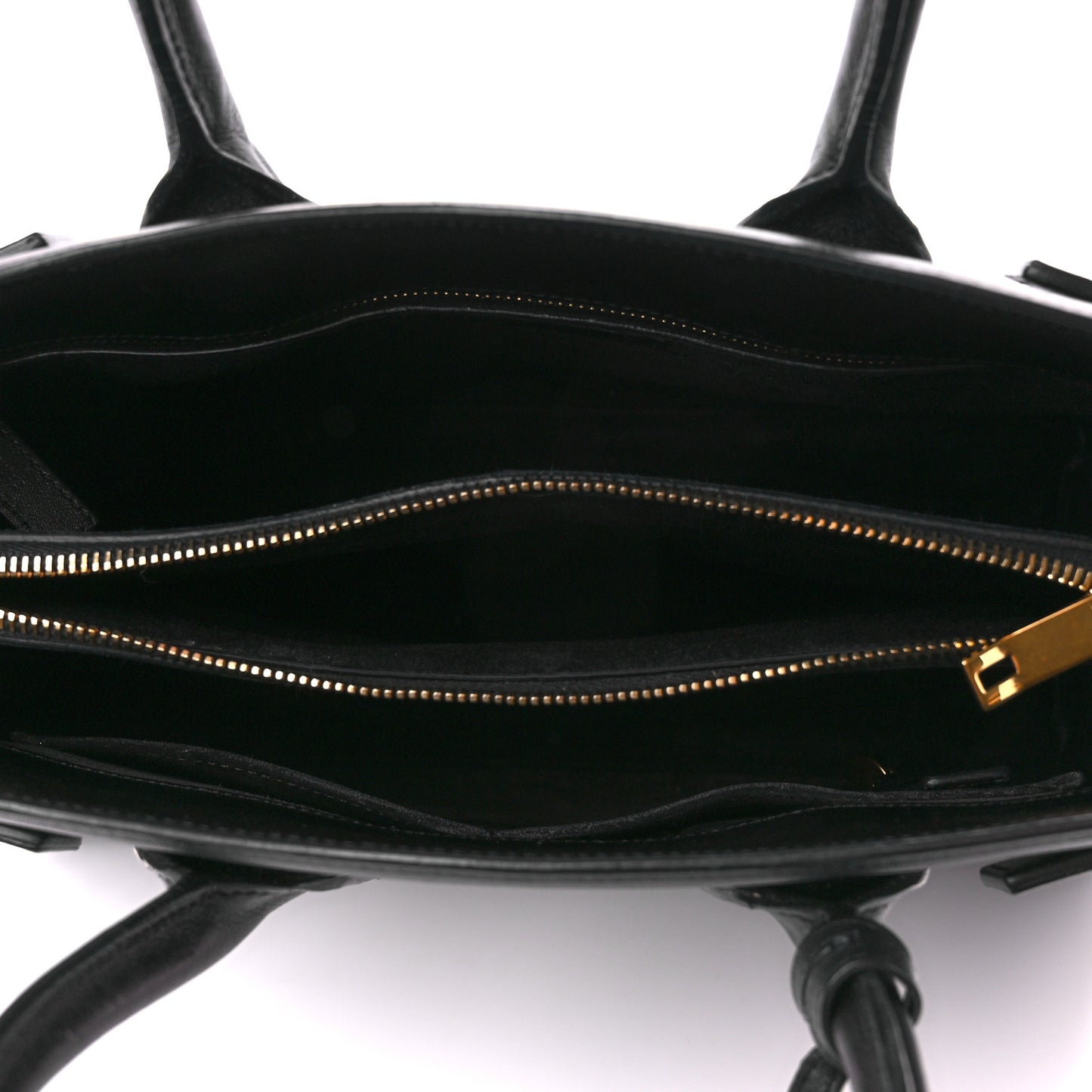 Smooth Calfskin Small Sac De Jour Black