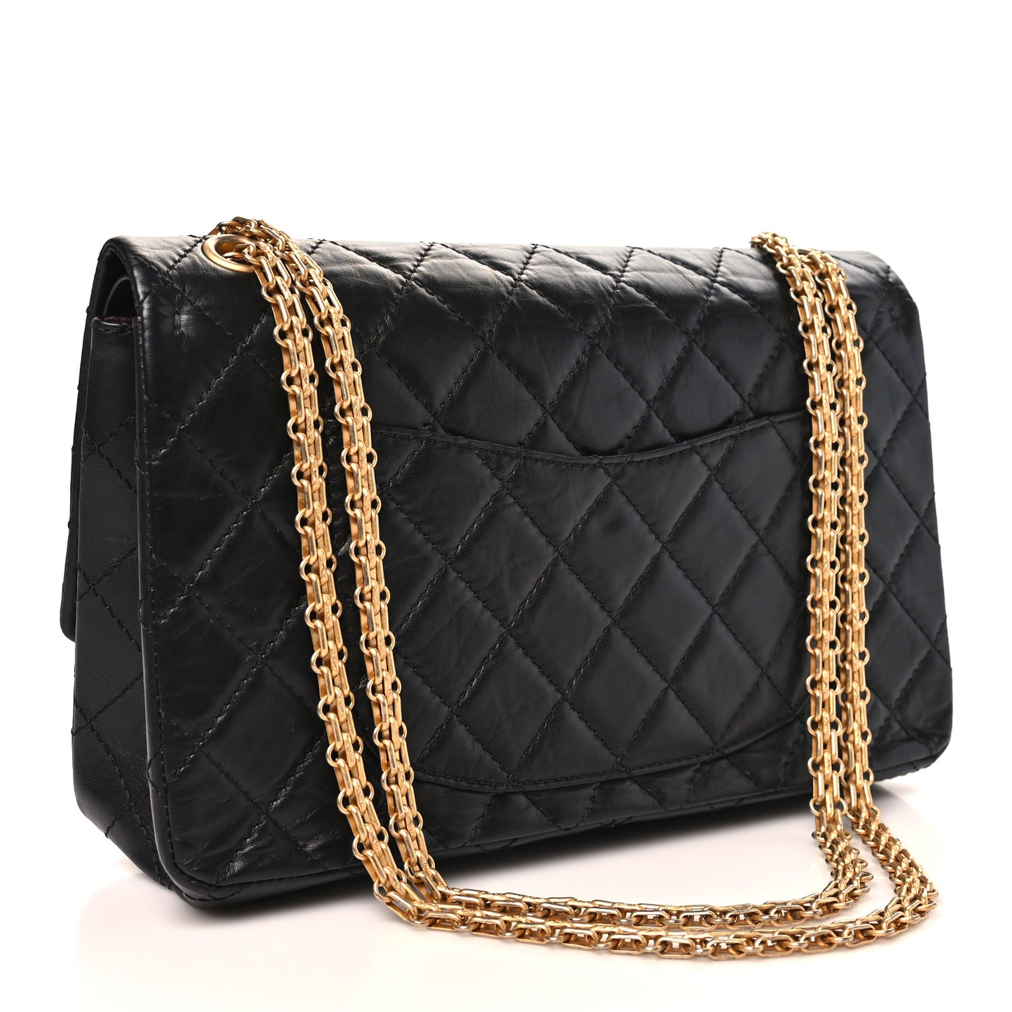 Aged Calfskin Lucky Charms 2.55 Reissue 226 Flap Black