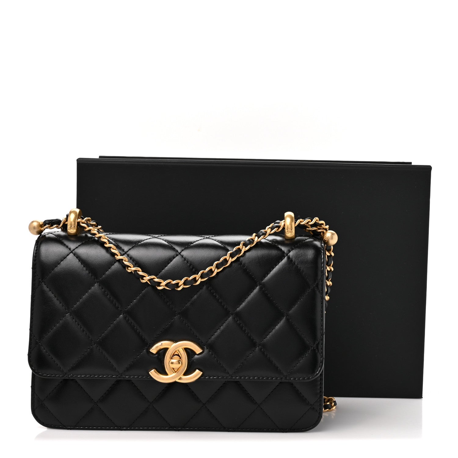 Chanel Calfskin Quilted Perfect Fit Flap Black 10 of 10