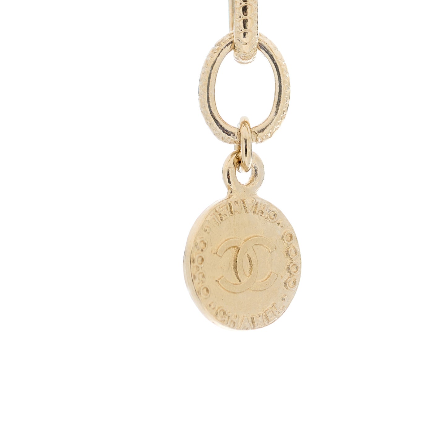 Pearl CC 100th Anniversary Necklace Light Gold