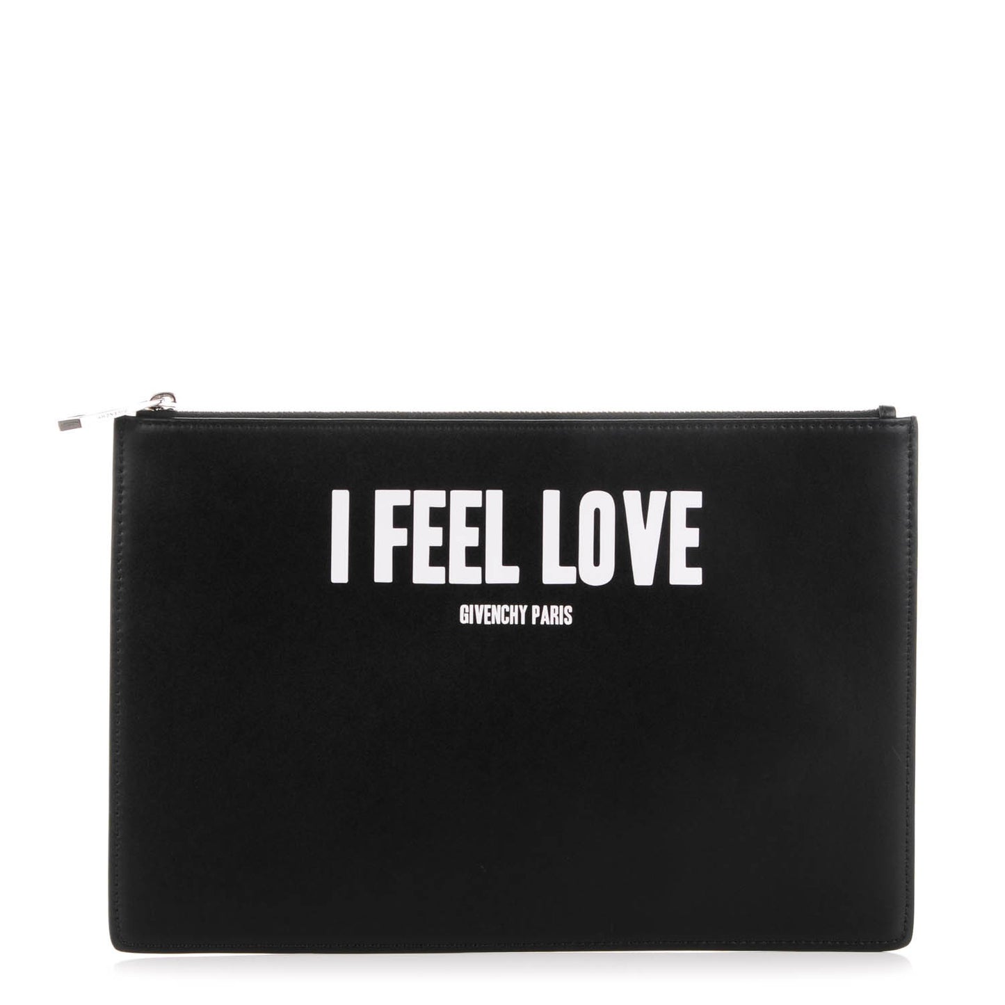 Calfskin I Feel Love Medium Pouch Black
