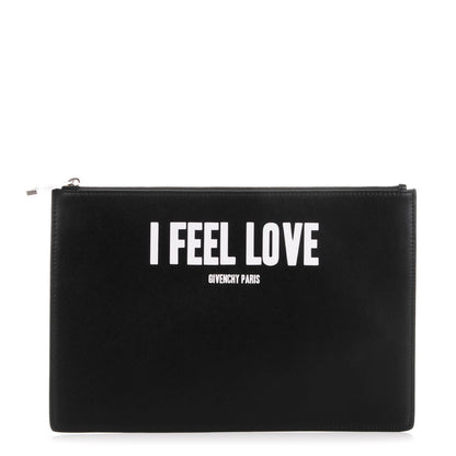 Givenchy Calfskin I Feel Love Medium Pouch Black 1 of 7