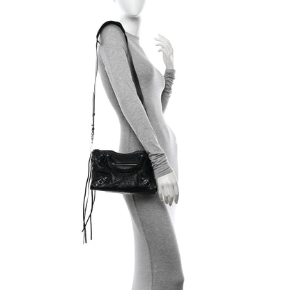 Balenciaga Agneau Classic Silver Hardware Mini City Black 2 of 11
