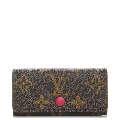 Louis Vuitton Monogram 4 Key Multicles Holder Fuchsia 1 of 10
