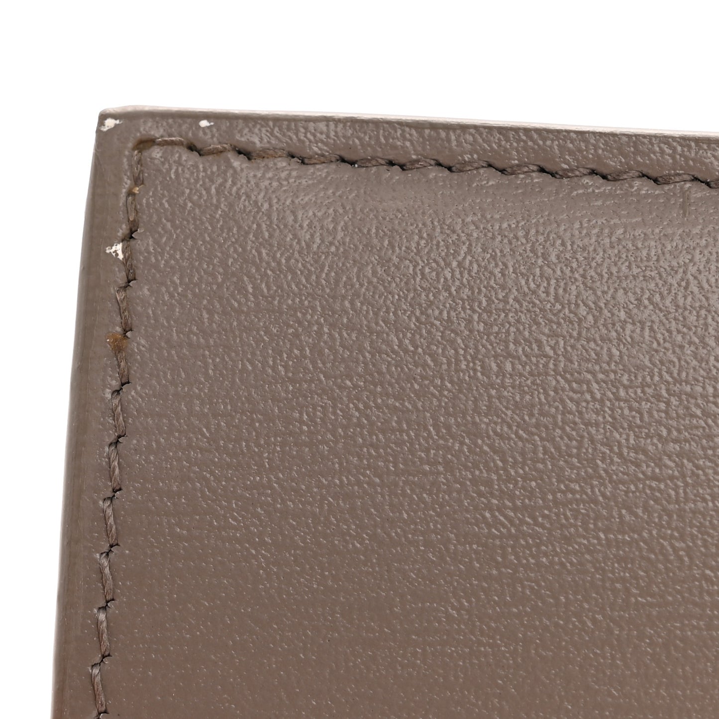 Shiny Calfskin Small Triomphe Wallet Pebble