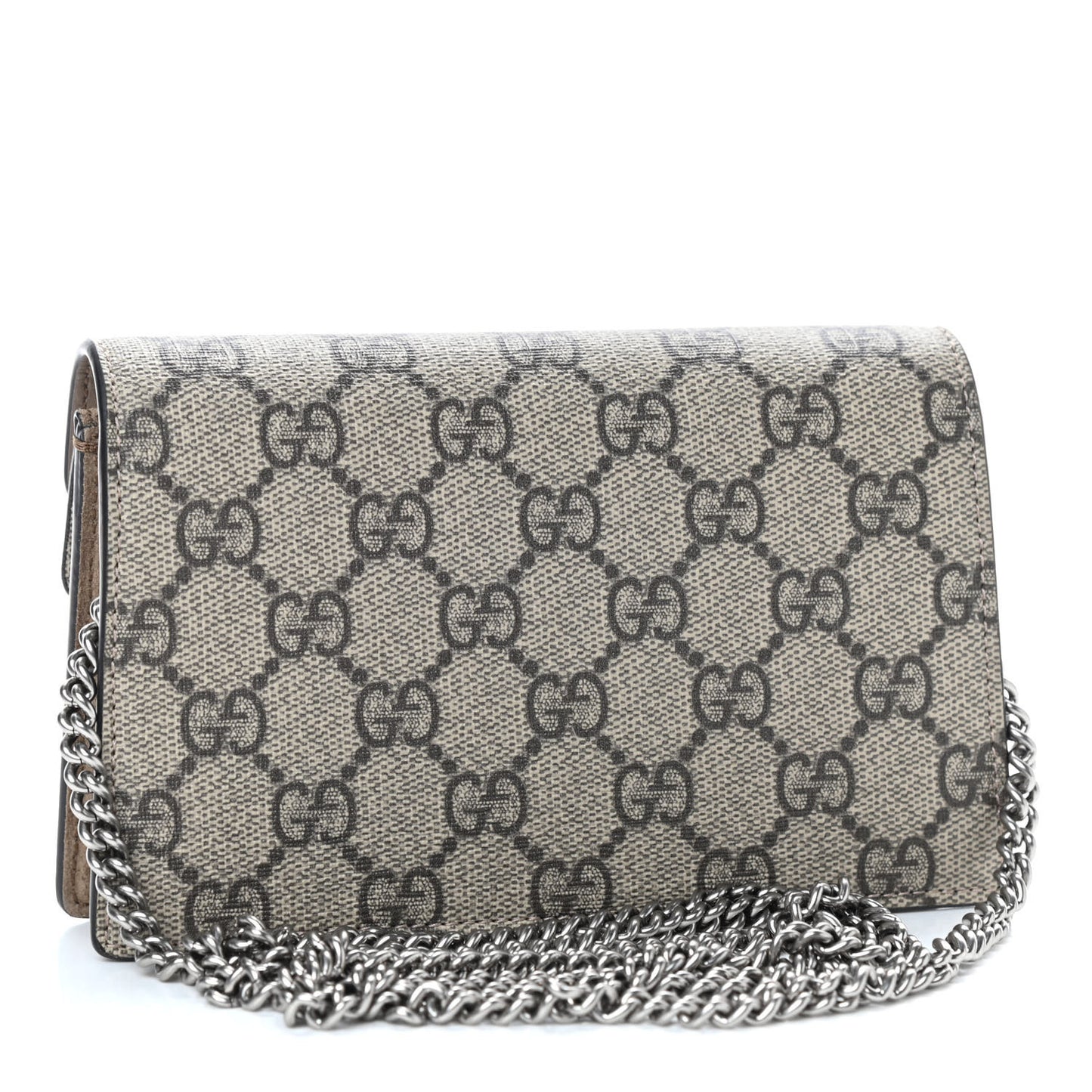GG Supreme Monogram Super Mini Dionysus Shoulder Bag Taupe