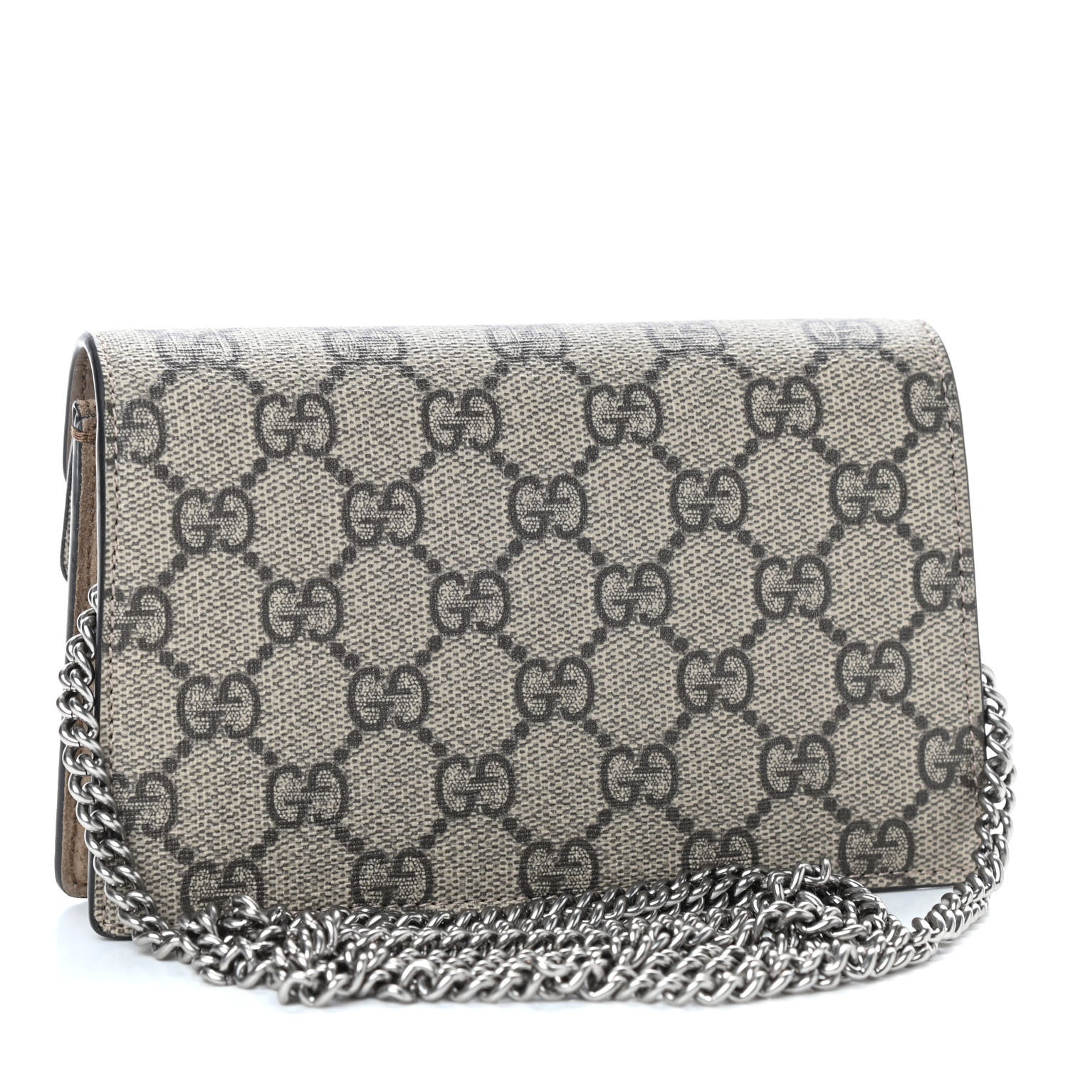 Gucci GG Supreme Monogram Super Mini Dionysus Shoulder Bag Taupe 3 of 8