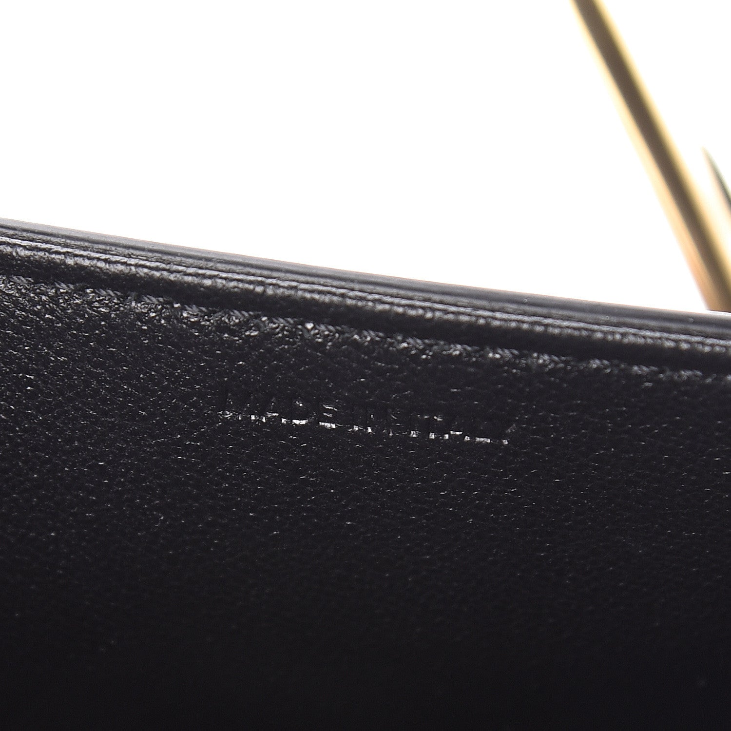 Celine Shiny Calfskin Medium Chain Maillon Triomphe Black 7 of 12