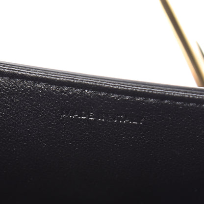 Celine Shiny Calfskin Medium Chain Maillon Triomphe Black 7 of 12