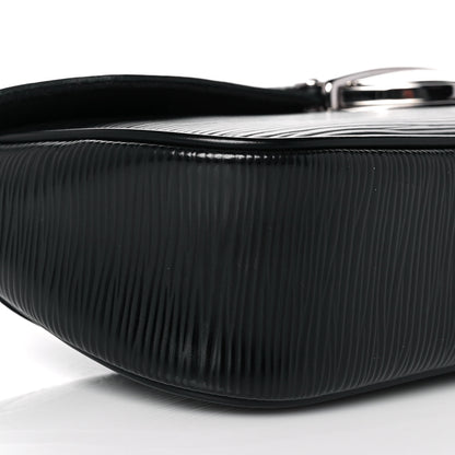 Louis Vuitton Epi Montaigne Clutch Black 7 of 8