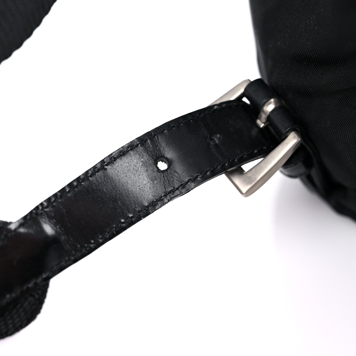 Prada Nylon Vela Mini Cinch Backpack Black 18 of 21