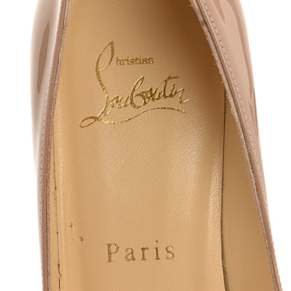 Christian Louboutin Patent Lady Gena 85 Pumps 37 Nude 8 of 9