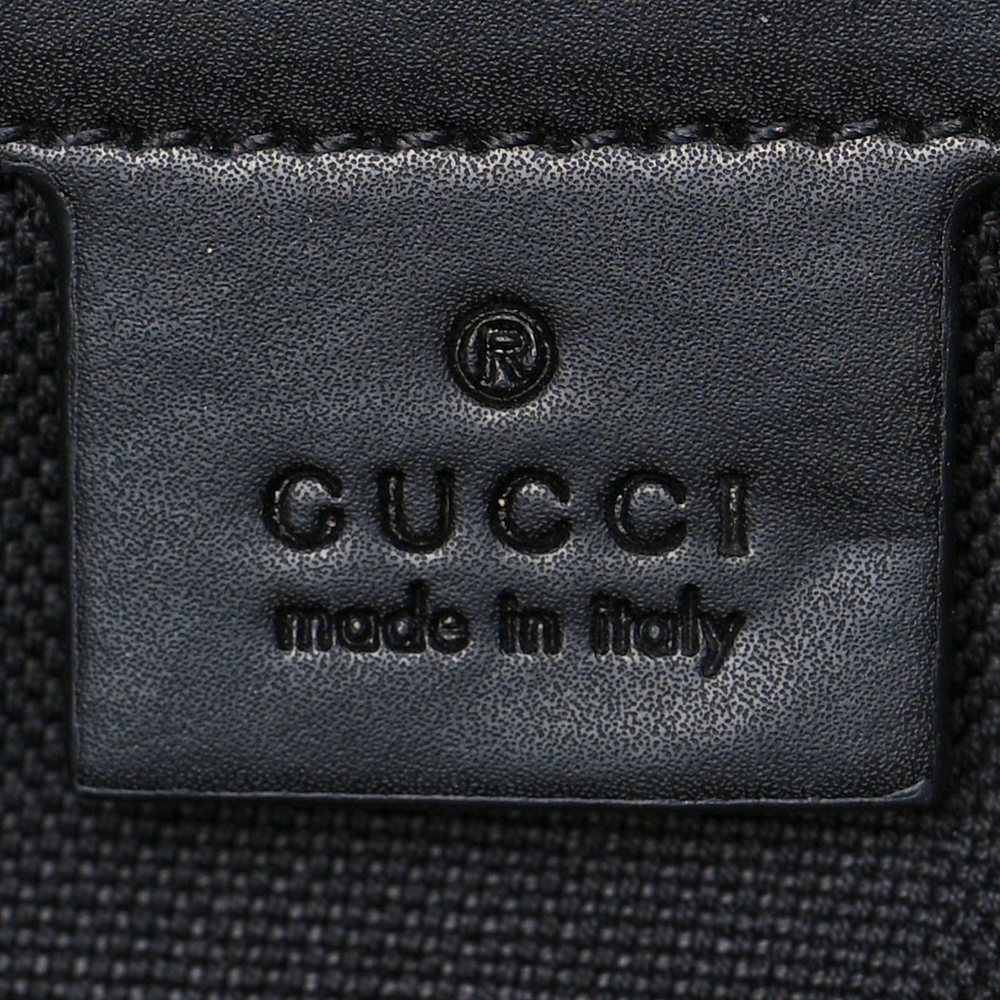 GG Supreme Monogram Appia Calfskin Web Small Day Backpack Black