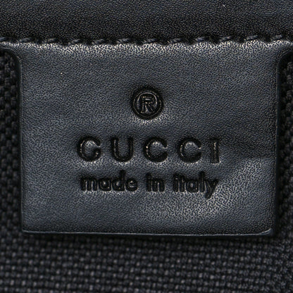 Gucci GG Supreme Monogram Appia Calfskin Web Small Day Backpack Black 7 of 11