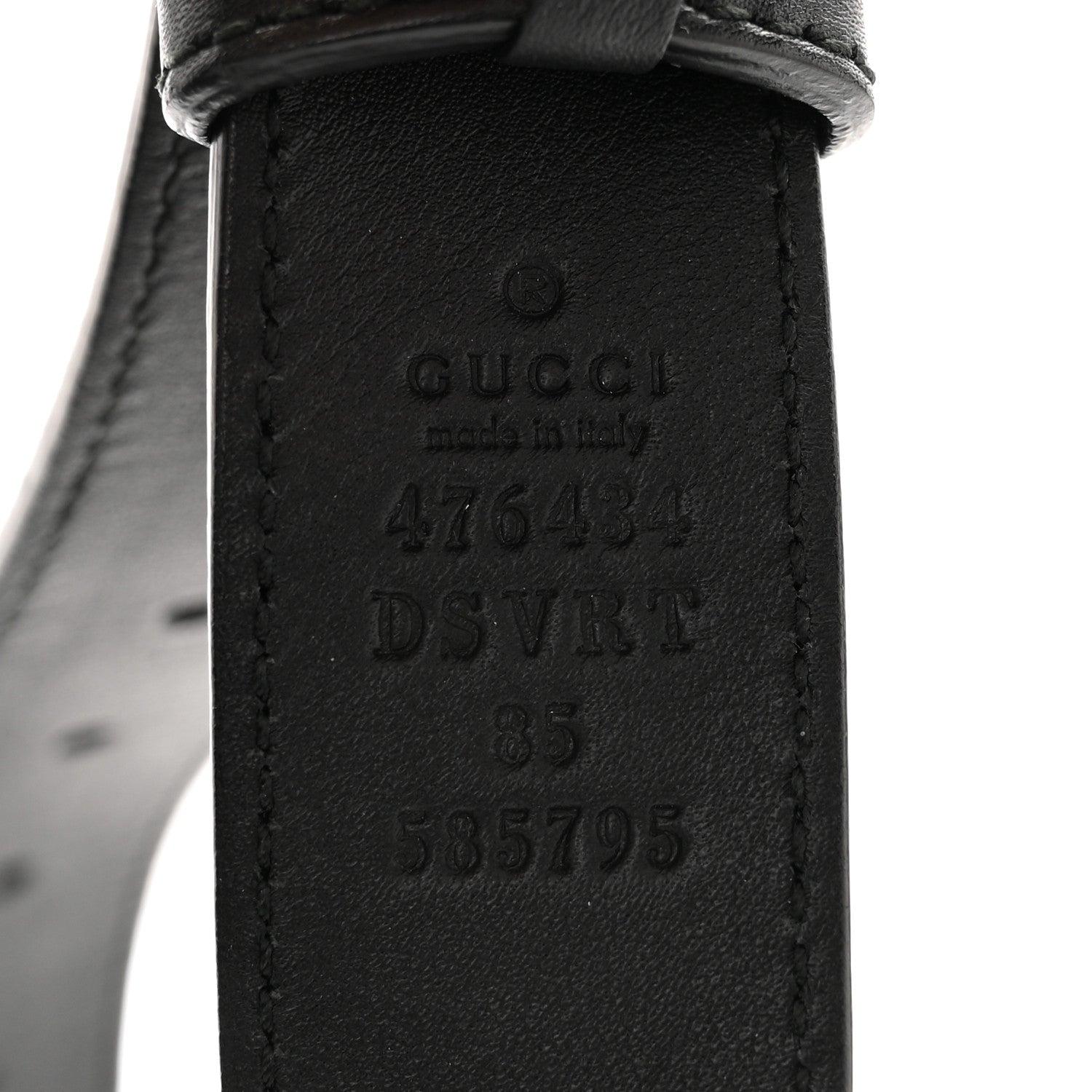 Gucci Calfskin Matelasse GG Marmont Belt Bag 85 34 Black 8 of 11