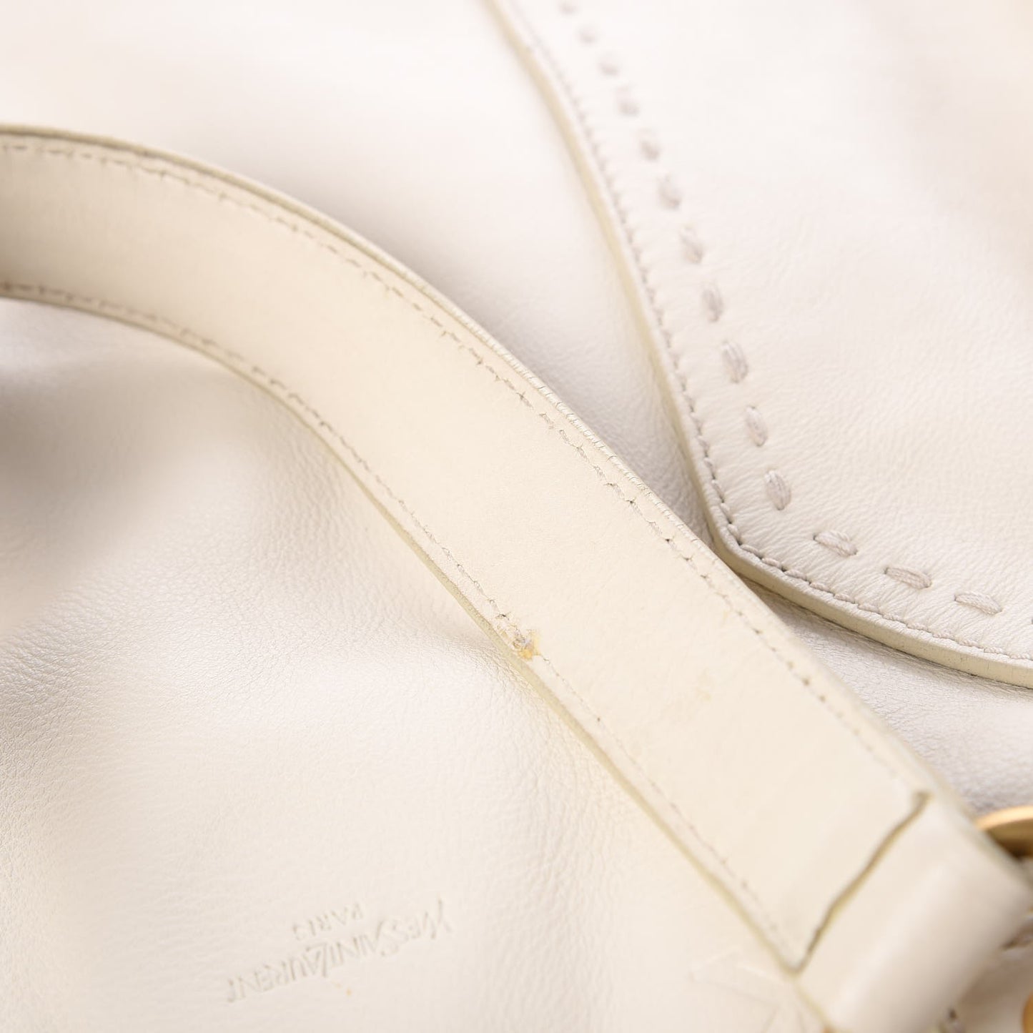 Calfskin Large Muse Tote Bag Ivory