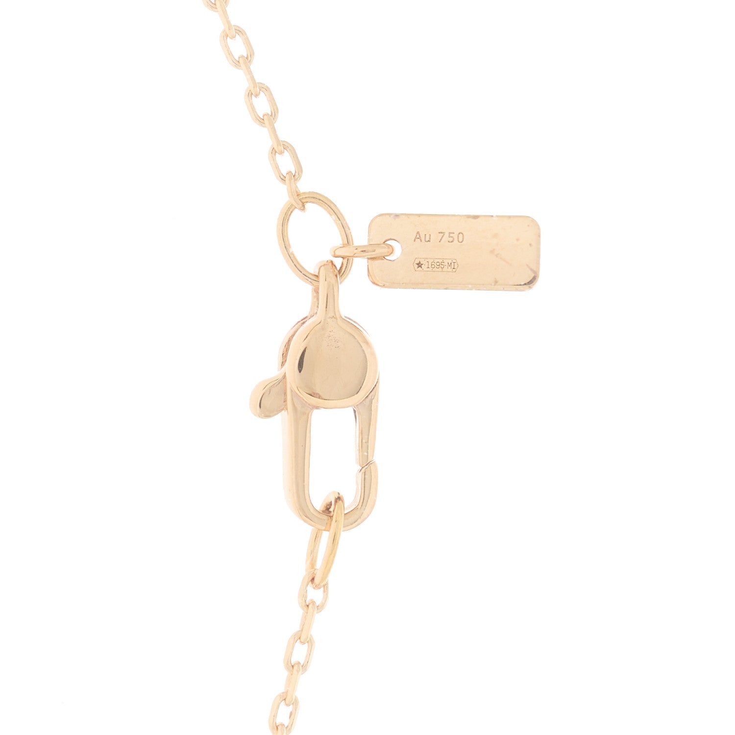 Gucci 18K Rose Gold Diamond Icon Amore Pendant Necklace 4 of 6