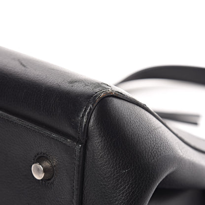 Celine Grained Calfskin Medium Edge Shoulder Bag Black 11 of 13