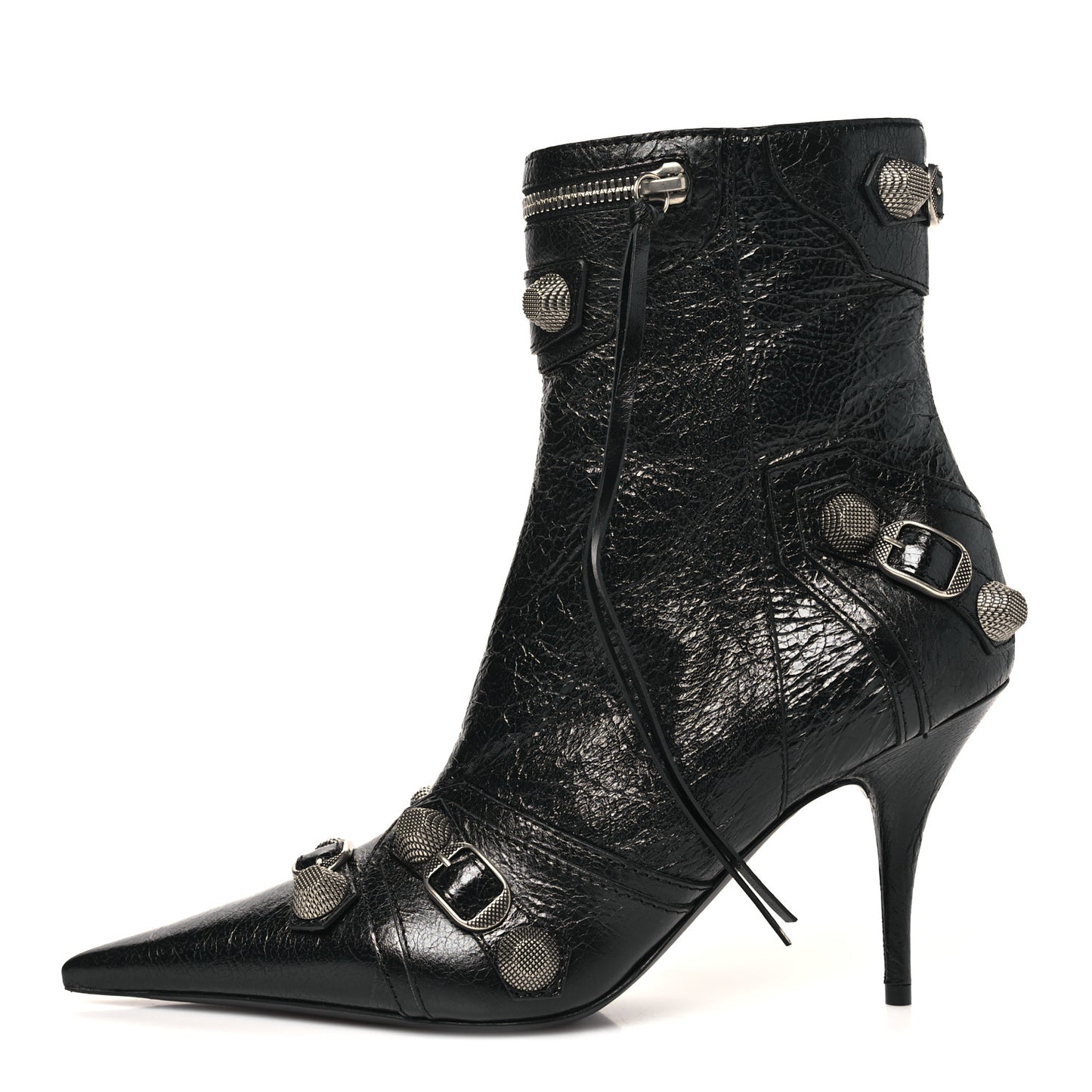 Agneau Arena Cagole 90mm Ankle Boots 39 Black