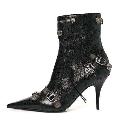 Balenciaga Agneau Arena Cagole 90mm Ankle Boots 39 Black 1 of 10