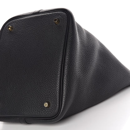 Hermes Taurillon Clemence Picotin Lock 22 MM Black 9 of 10