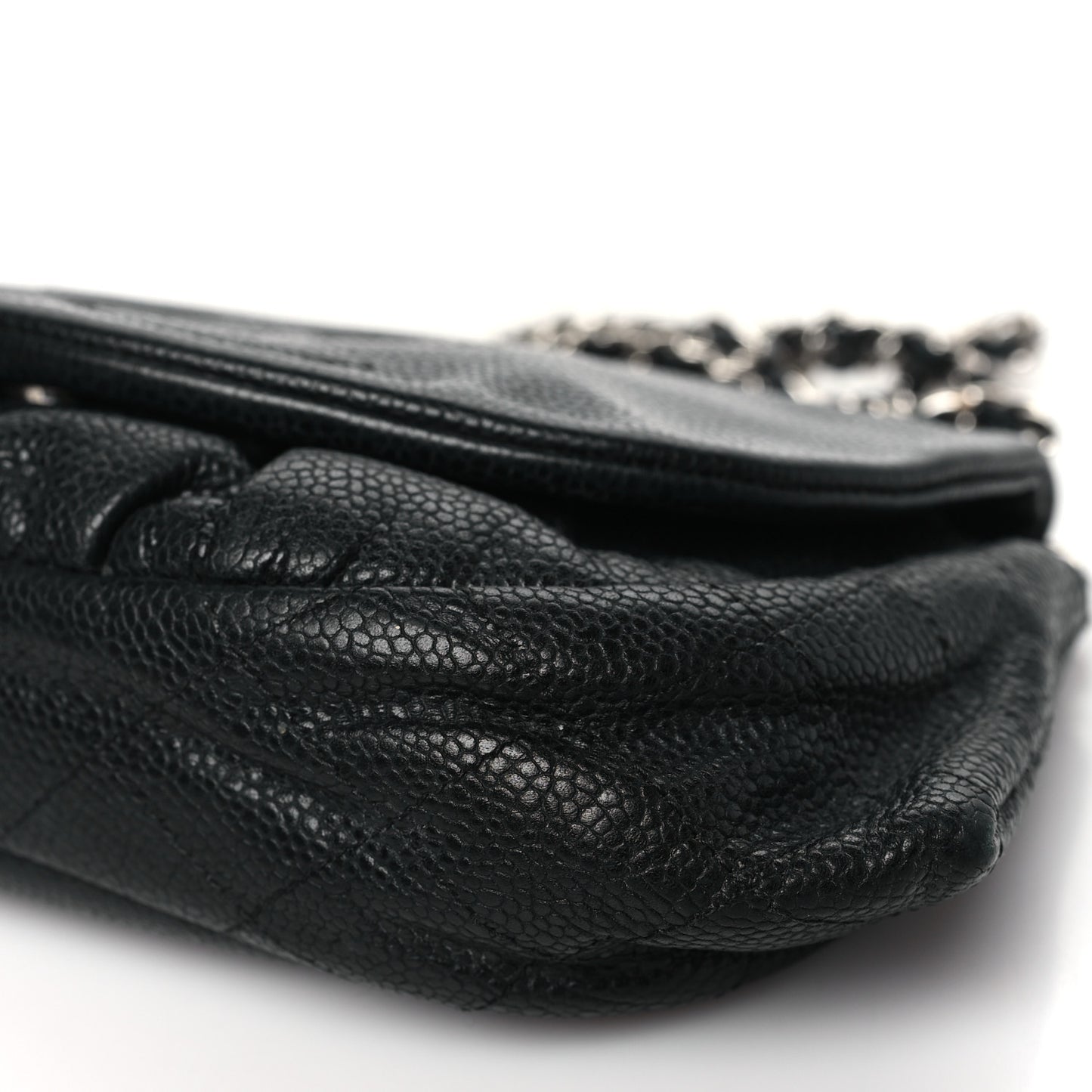 Caviar Half Moon Wallet On Chain WOC Black