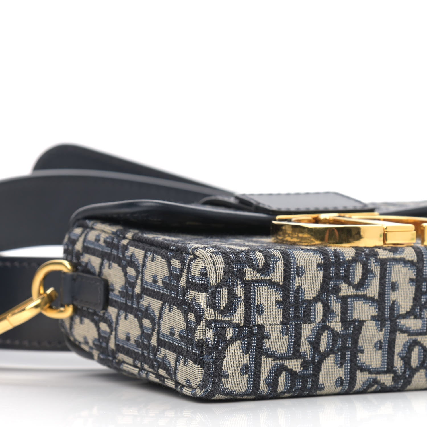 Christian Dior Oblique 30 Montaigne Box Bag Blue 5 of 12