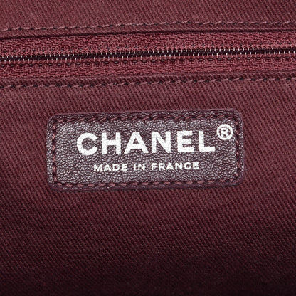 Chanel Crumpled Lambskin Quilted Large Tote Black 6 of 7