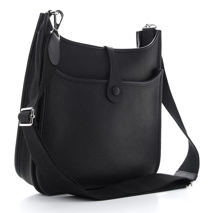 Hermes Taurillon Clemence Evelyne III PM Black 3 of 10