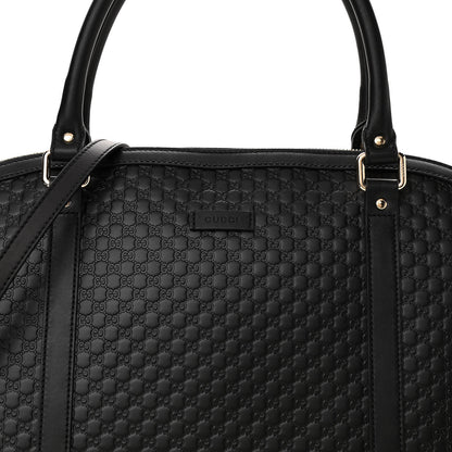 Gucci Soft Microguccissima Large Dome Satchel Black 8 of 10