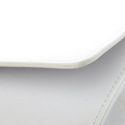 Versace Calfskin Palazzo Chain Evening Bag White 13 of 15
