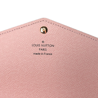 Louis Vuitton Monogram Sarah Wallet NM Rose Ballerine 6 of 7