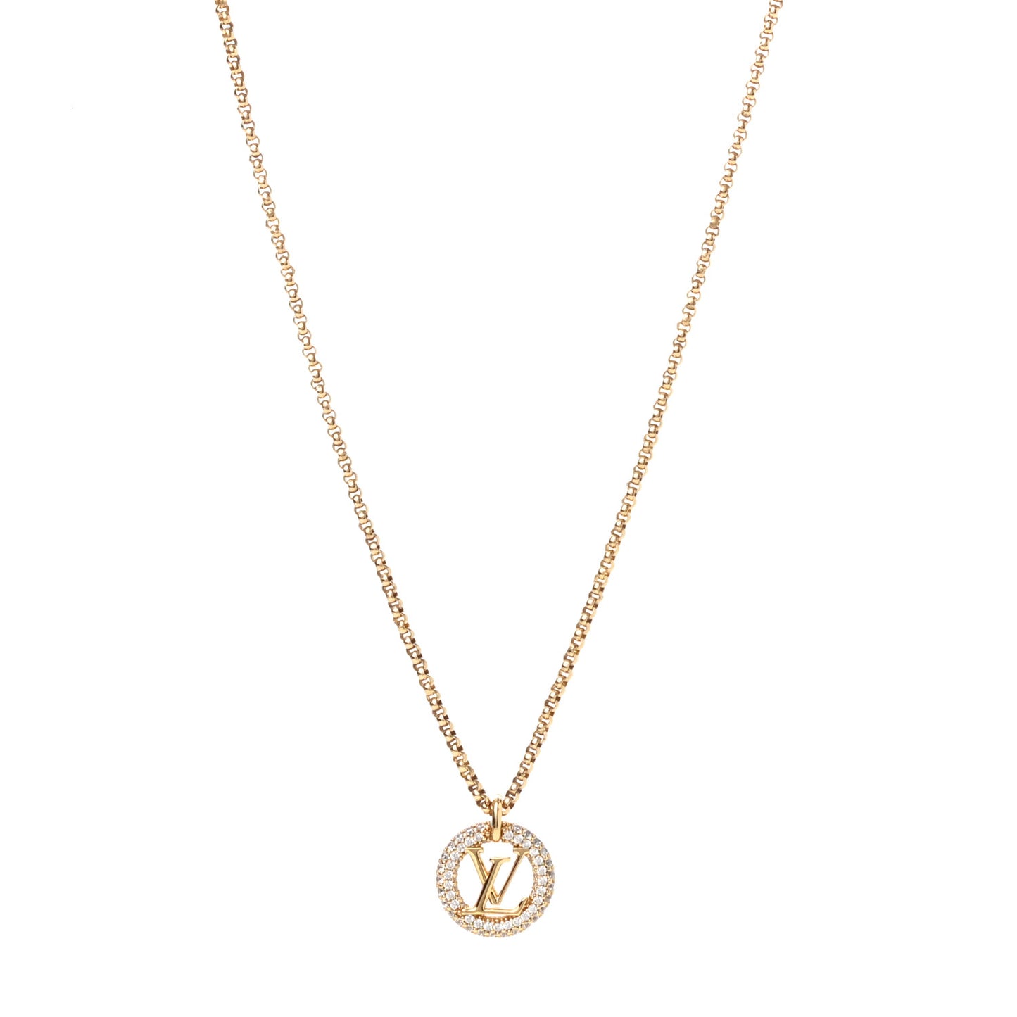 Metal Crystal Louise By Night Necklace