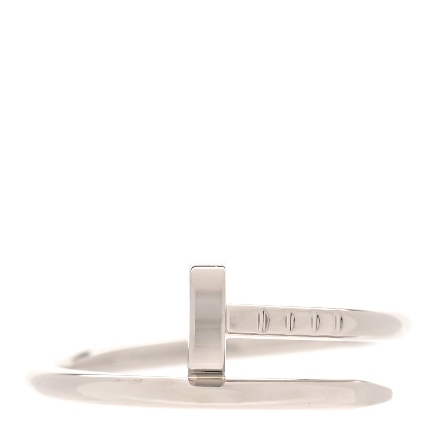 18K White Gold Small Juste Un Clou Ring 52 6