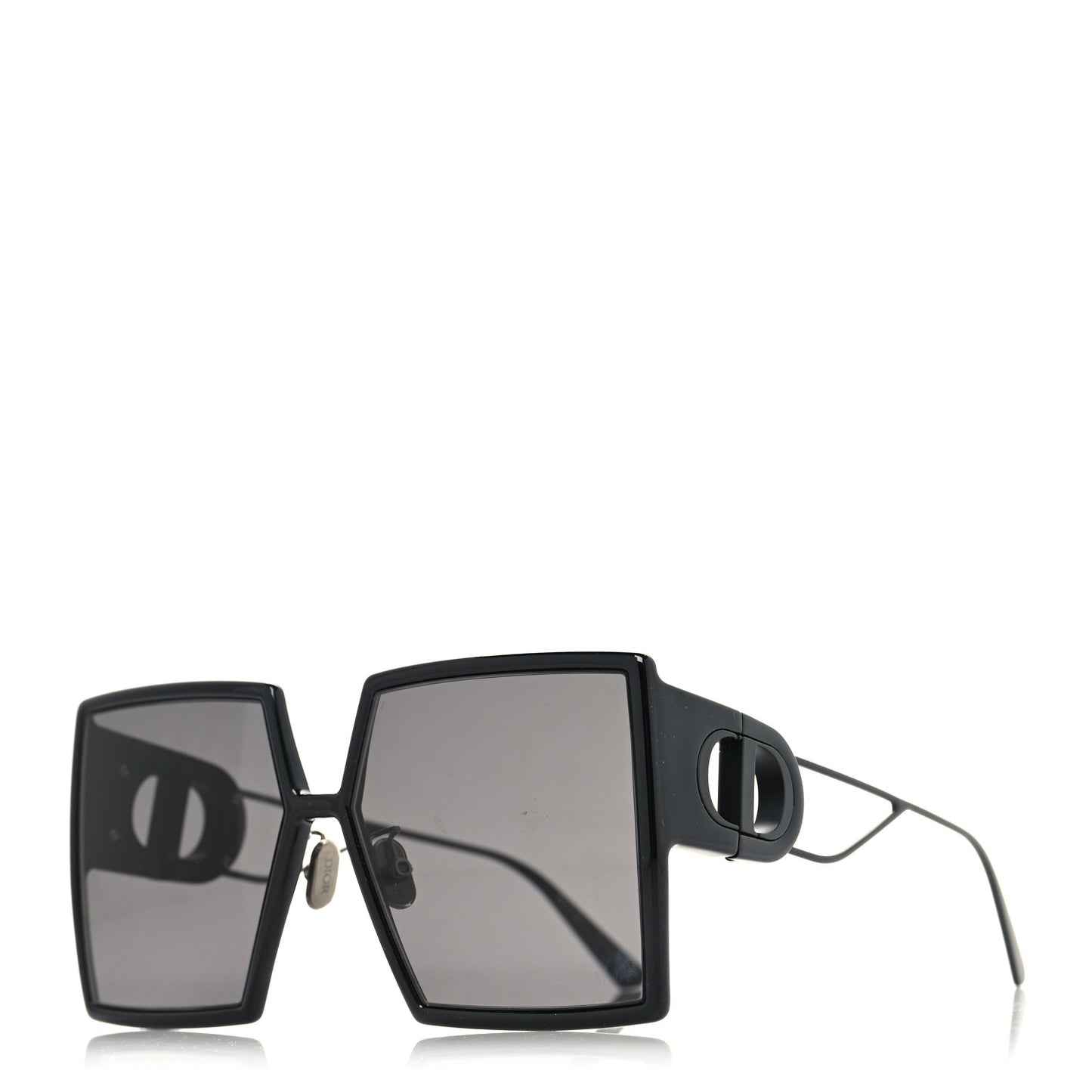 Square 30 Montaigne Sunglasses Black