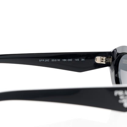 Prada Acetate Oval Sunglasses SPR 26Z Black 5 of 8
