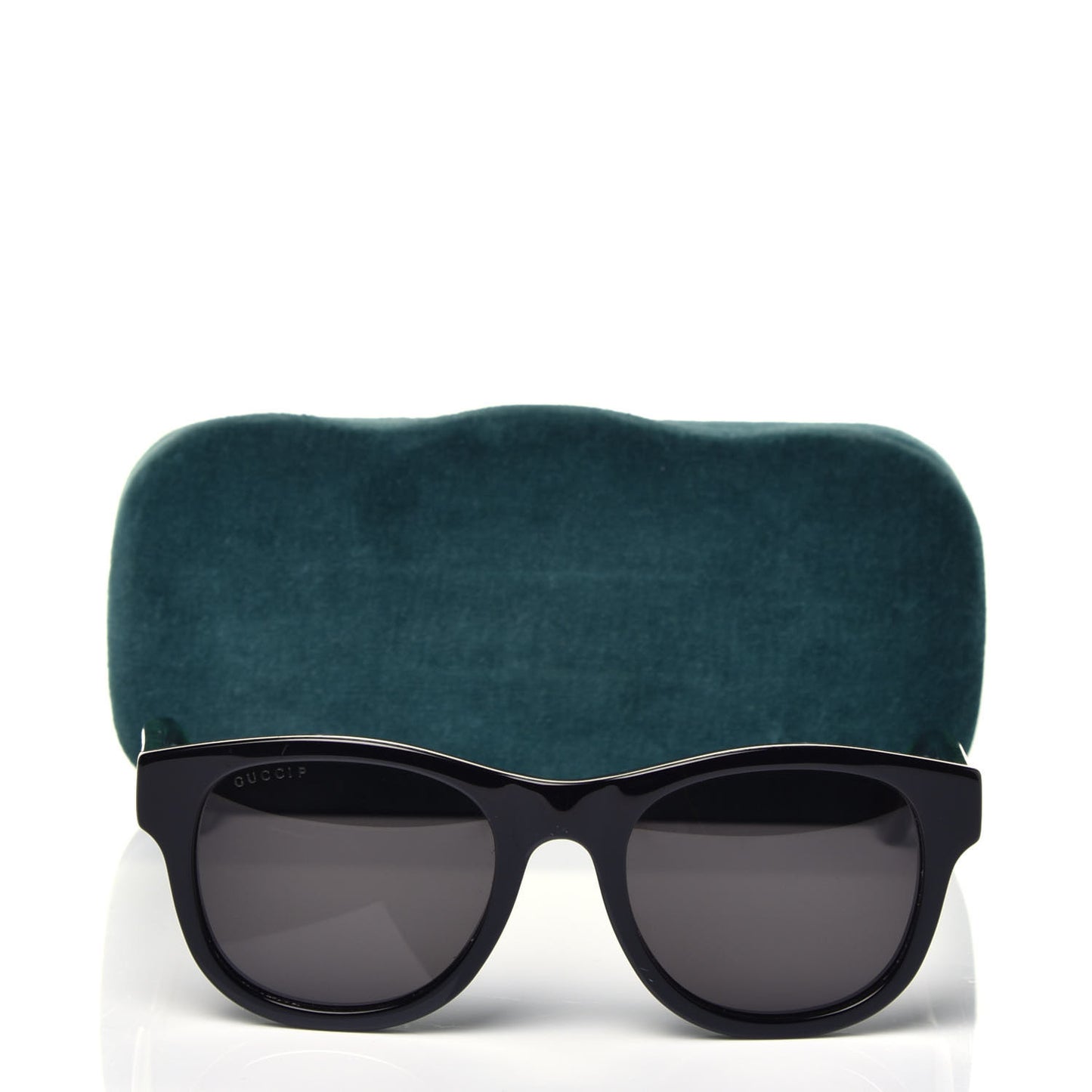 Acetate Web Sunglasses GG 0003S Black Green